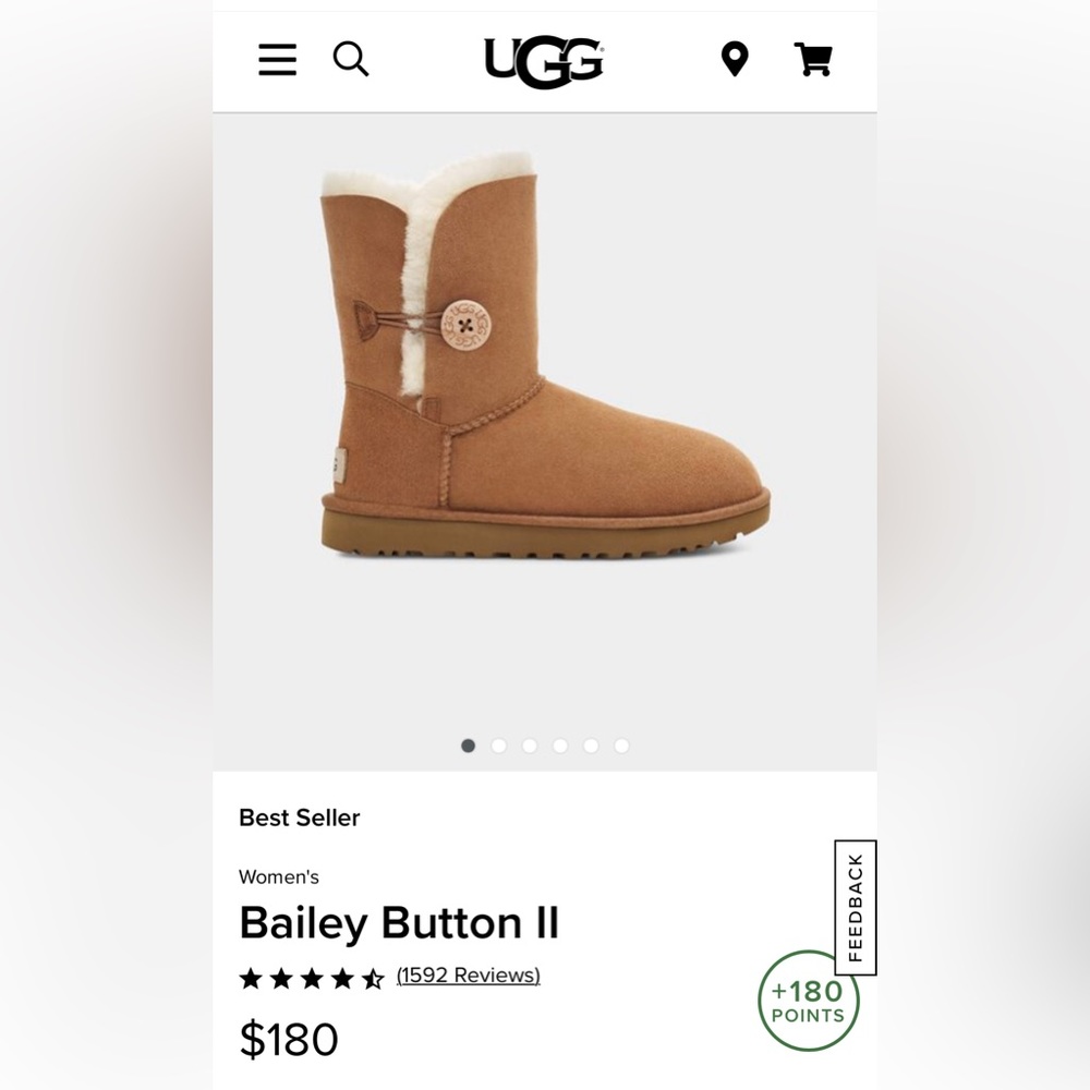 UGG BAILEY BUTTON BOOTS